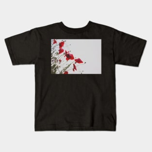 ANZAC Day Red Poppies Kids T-Shirt